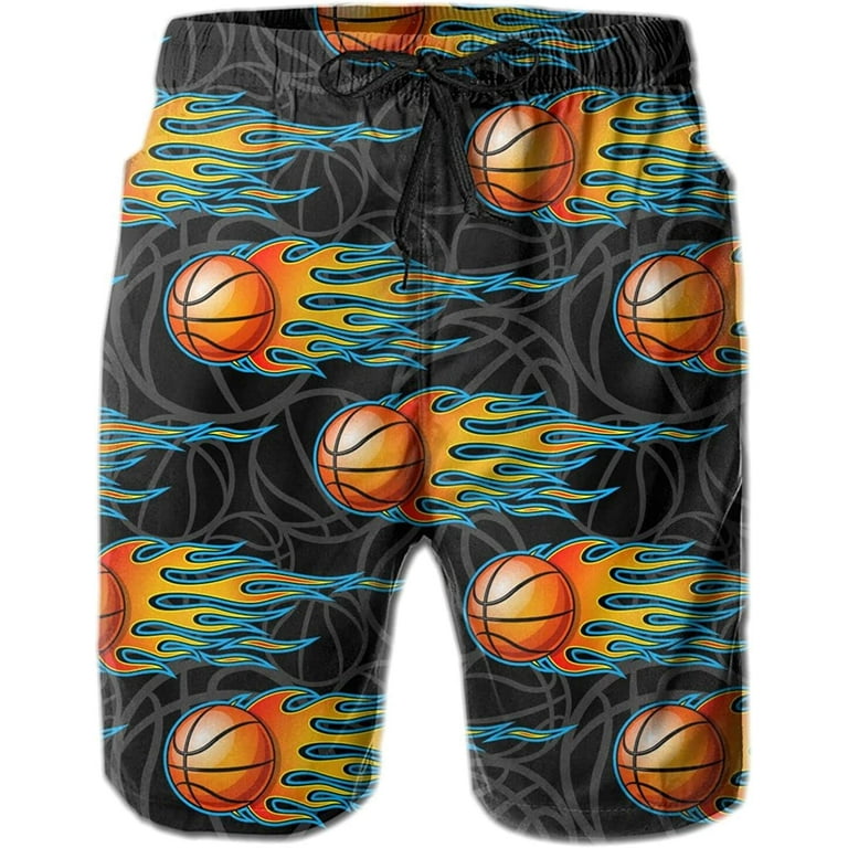 Basketball swim trunks sales