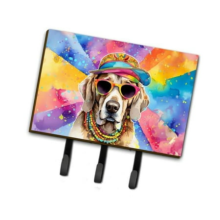 Carolines Treasures DAC2568TH68 9 x 6 in. Unisex Weimaraner Hippie Dawg Leash or Key Holder