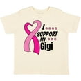 thumbnail image 3 of Inktastic Breast Cancer Awareness I Support My Gigi with Pink Ribbon Boys or Girls Toddler T-Shirt, 3 of 5