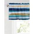 thumbnail image 6 of Valances for Windows Modern Abstract Rod Pocket Cafe Window Treatments Valance Curtains for Kitchen Bathroom Laundry Basement Windows 42"x12", 6 of 9