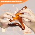 thumbnail image 2 of Ocarina Ohuhu Alto C de 12 Agujeros en Cerámica con Cancionero, 2 of 9