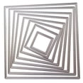 thumbnail image 1 of Plantilla Cuadrada de Acero al Carbono de Estilo Europeo Troqueles de Corte Herramienta de Fabricación de Tarjetas DIY 8 piezas Sweethay JJ5443-00, 1 of 6