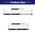 thumbnail image 4 of 2Pcs 16 Inch 45 Lbs/ 200N Black Lift Supports Struts Shocks Gas Spring Universal for RV Car Truck Boat, 4 of 7