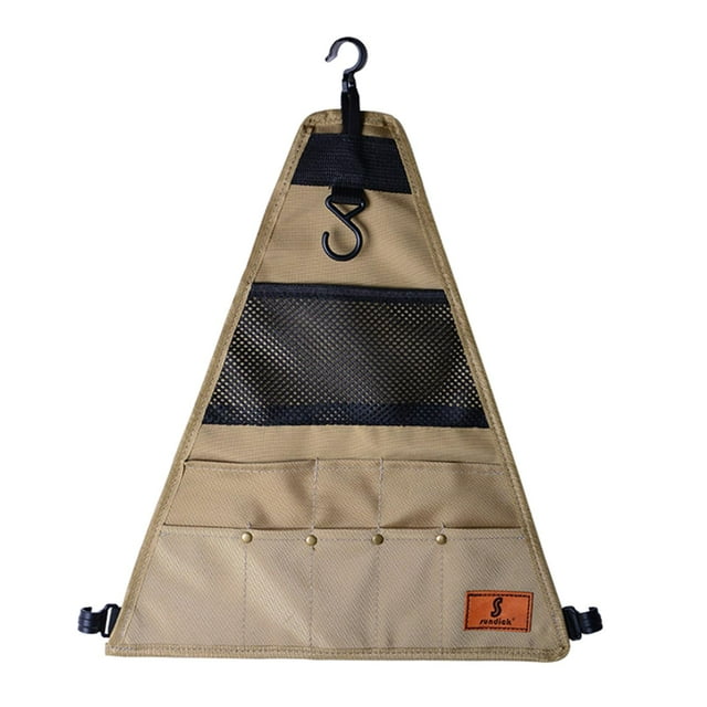 Bolsa de almacenamiento para cubiertos y vajilla, organizador colgante para herramientas de cocina y camping, 1 unidad Triángulo pequeño
