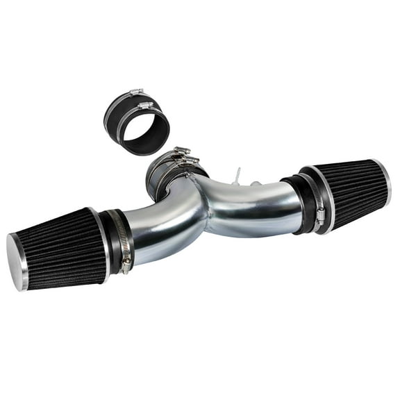 Rtunes Racing Short Ram Air Intake Kit Filter Combo BLACK Compatible For 94-96 Impala SS / 94-96 Caprice 4.3L/5.7L V8 Dual (with 2 Filters) …