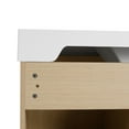 thumbnail image 4 of Noble House 48" Freestanding Bathroom Vanity, Compact 3 Soft-Close Doors, Adjustable Shelves, Excluded Sink, Oak, 4 of 12