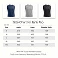 thumbnail image 4 of MANSENHUG Men's 6 Pack Tank Tops Sleeveless Workout Quick Drying Shirts Gym Muscle Shirts Athletic Bodybuilding Tee, 4 of 11
