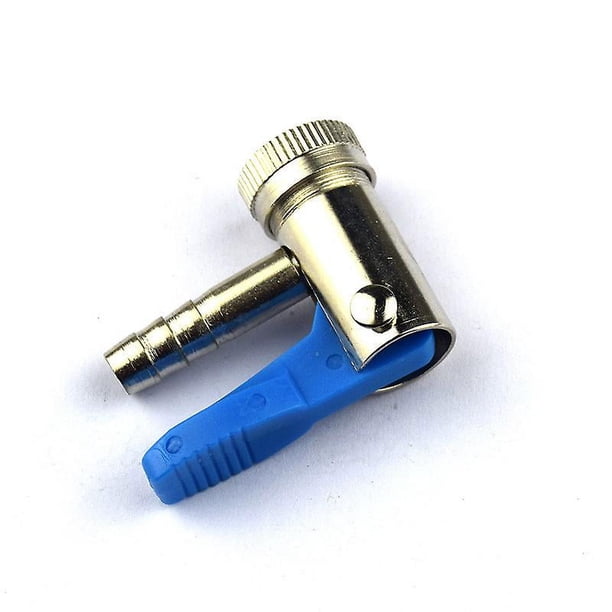 Adaptador De Válvula De Inflado De 8mm Para Coche, Moto Y Bicicleta, Conector De Aire Con Clip, Material De Latón Y Hierro Niquelado, Fácil De Usar