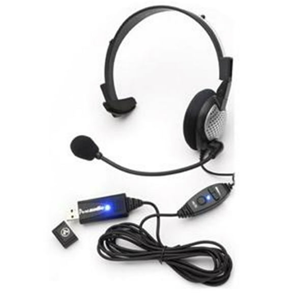 USB High Quality Digital Monural Headset BY ANDREA COMMUNICATIONS