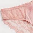 thumbnail image 4 of Women's Bikini Panties Sheer Lace Briefs Lightweight Thin Mesh Underpants Cotton Underwear for Women M, 4 of 8