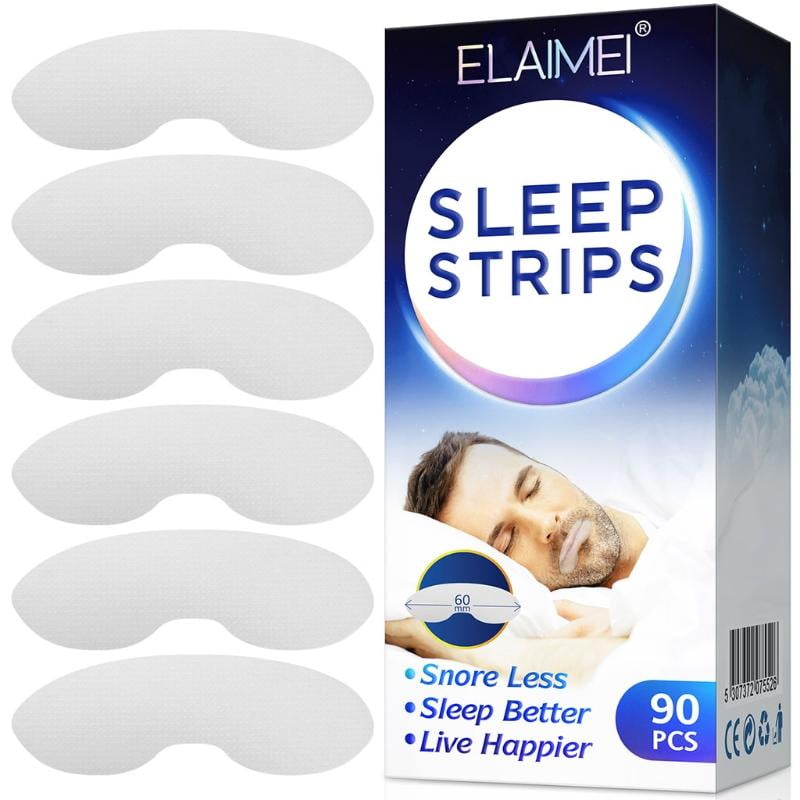 90Pcs Sleep Strips Mouth Tape for Nose Breathing Less Mouth Breathing