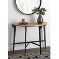 thumbnail image 7 of Kate and Laurel Langdon Wood Console Table, 41" x 16" x 31", Rustic Brown and Black, Shabby-Chic Home Decor For Storage and Display, 7 of 7