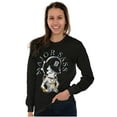 thumbnail image 3 of Betty Boop Cartoon Major Sass Wink Women's Long Sleeve T Shirt Brisco Brands S, 3 of 6