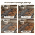 thumbnail image 7 of ODIKA 5'x7' Washable Area Rug Wildlife Landscape Forest Wilderness Motif Border Vintage Cabin Flowing Dynamic for Dining Room, Under Table, Home Office, Non-Slip Chair-Friendly, 7 of 7