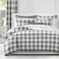 thumbnail image 2 of Lumberjack Check Gray/White Comforter Set Full, 2 of 5