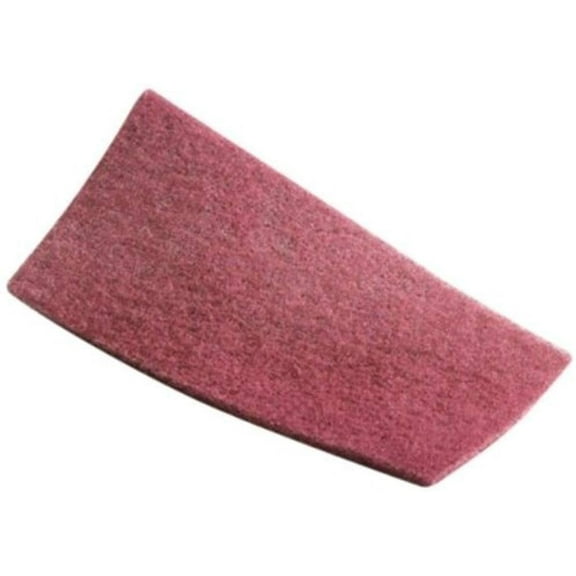 Norton 06166 Thin-Flexible Hand Pads, 4-1/2" x 9", 320/400 Grit, Maroon, 25-Pack
