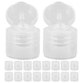 thumbnail image 1 of KAKOWELY toothpaste caps 30pcs Travel Toothpaste Covers Flip-design Toothpaste Caps Screw-in Toothpaste Lid DIY Toothpaste Tube Caps0.91"X0.91"X0.91", 1 of 4
