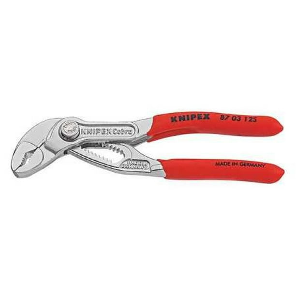 KNIPEX 87 03 125 5" Knipex Cobra Water Pump Pliers, Chrome Plated