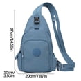 thumbnail image 2 of Large Capacity Multi Travel Bag Chest Bag Shoulder Bag Messenger Bag Shoulder Bag Travel Chest Bag Casual Backpack For Traveling Hiking, 2 of 2