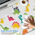 thumbnail image 2 of Long Mouse Pads for Desk,Colorful Cartoon Dinosaurs Pattern Desk Mats on Top Of Desks, Desk Mouse Pad Extra Large with 3mm Non-Slip Base and Stitched Edge for Gaming,Office,Work,Home 47.3"x23.6", 2 of 6