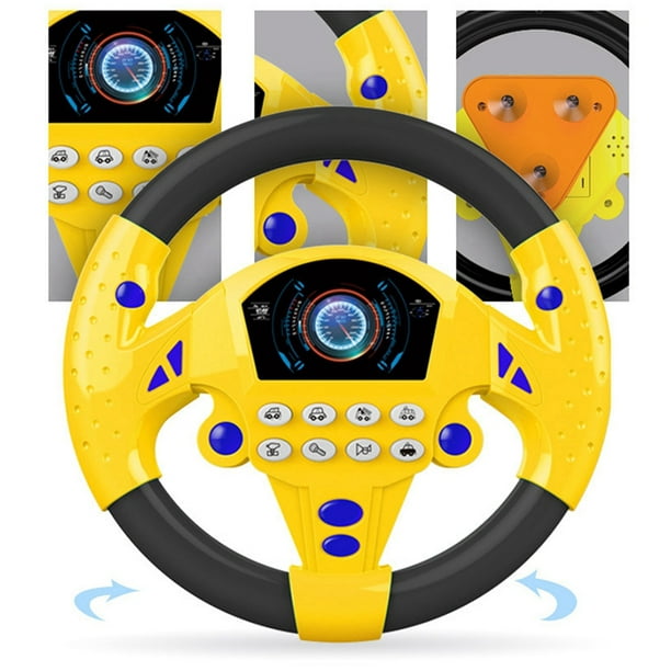 Cuque Jouet de conduite simulé - Jouet interactif de simulation de roue  pour l'âge préscolaire (vaisseau spatial) : : Jeux et Jouets