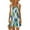 Sky Blue, variant on WTOBBY Women's Chiffon Sleeveless Scoop Neck Floral Sun Dress with Elastic Waist for Summer Occasions,Blue 2XL