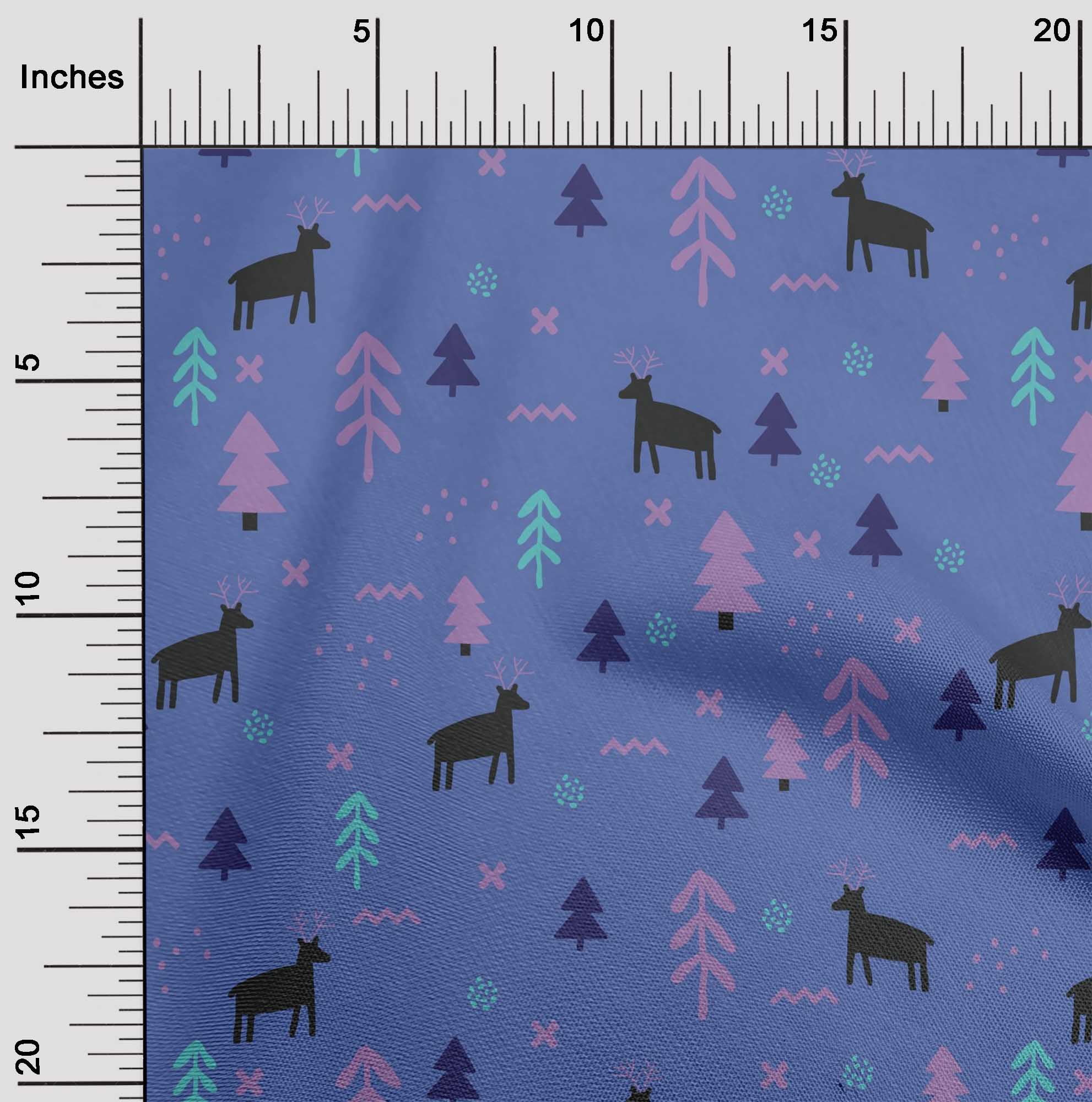 oneOone Cotton Flex Pastel Purple Fabric Christmas Diy Clothing Quilting Fabric Print Fabric By Yard 40 Inch Wide