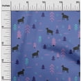 thumbnail image 4 of oneOone Cotton Poplin Twill Pastel Purple Fabric Christmas Sewing Craft Projects Fabric Prints By Yard 56 Inch Wide, 4 of 4