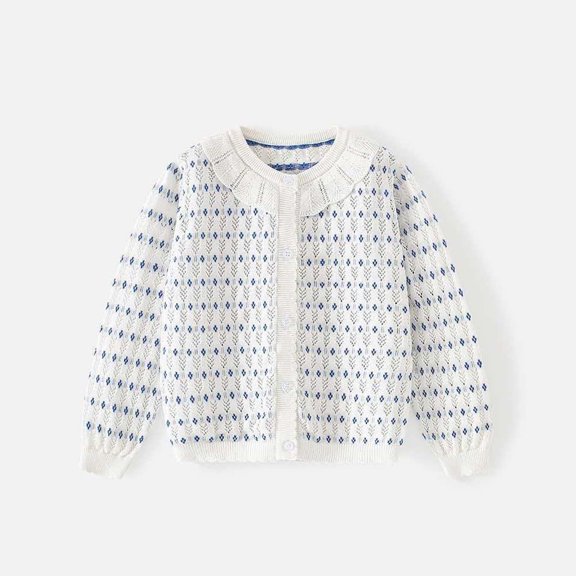 Swuxness Toddler Girls' Fall Casual Cardigan Coat Long Sleeve Solid Color Button Closure Short Windbreaker Jackets