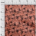 thumbnail image 2 of oneOone Cotton Silk Orange Fabric Abstract Floral Sewing Craft Projects Fabric Prints By Yard 42 Inch Wide, 2 of 5