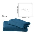 thumbnail image 4 of Organic Cotton Waffle Kitchen Dish Cloths - Ultra Absorbent, Quick Drying, Lint-Free, 12 x 12 inches, 1-Pack (Blue), 4 of 6