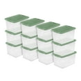 thumbnail image 1 of Sterilite 64 Quart Latching Storage Container Tote, Crisp Green (12 Pack), 1 of 9