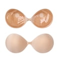 thumbnail image 1 of Sujetador invisible ENTASSER con copa de palma engrosada de 3 cm ropa interior con mano de Adán fruncida pegatina para el pecho vestido de novia, 1 of 6