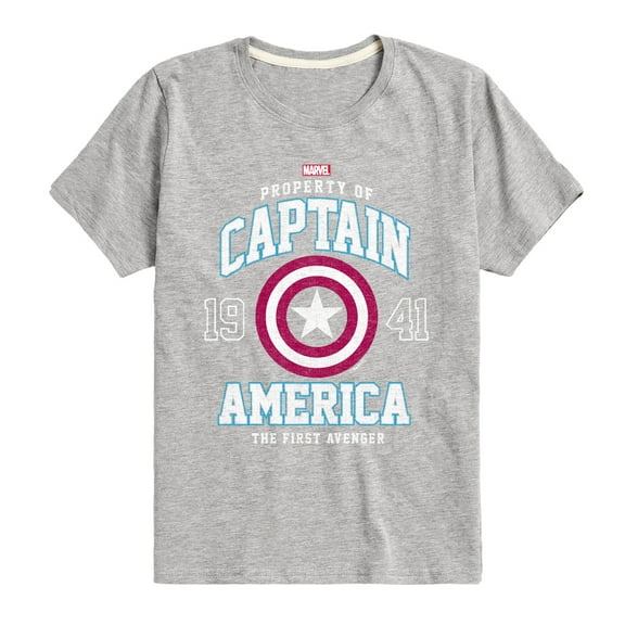 Marvel Captain America - Property - Toddler and Youth Short Sleeve Graphic T-shirt