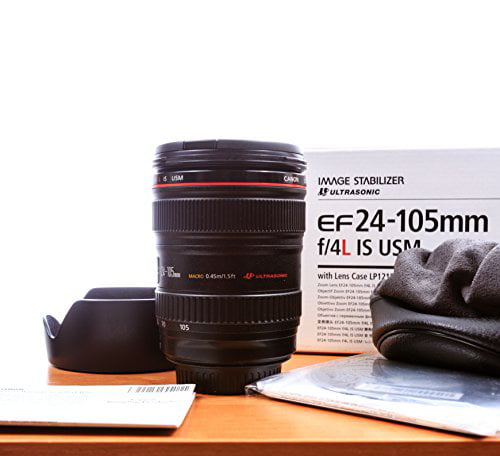 White Box Bulk Packaging Canon EF 24-105mm f/4 L IS USM Lens for Canon EOS SLR Cameras 
