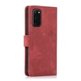 thumbnail image 5 of Nalacover Slim Wallet Case for Samsung Galaxy S20 Plus, for Women Men, Embossed Pattern PU Leather Shockproof Magnetic Clasp Credit Card Slots Flip Kickstand Phone Case+Wrist Strap,Red, 5 of 7