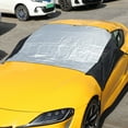 thumbnail image 4 of TINKI Windshield Snow Cover Fit for Toyota Supar 2019-2022, Car Front Windshield Cover, Windshield Snow Ice Cover Protects Windshield and Wipers from Rain, Sun, Frost, 4 of 7