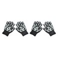 thumbnail image 4 of Qarigey 1 par de guantes de invierno para niños, guantes para niños, cómodos, cálidos, para manualidades, cubiertas para manos, cubiertas para dedos Negro+Camuflaje 2piezas Qarigey  CBP331288, 4 of 6