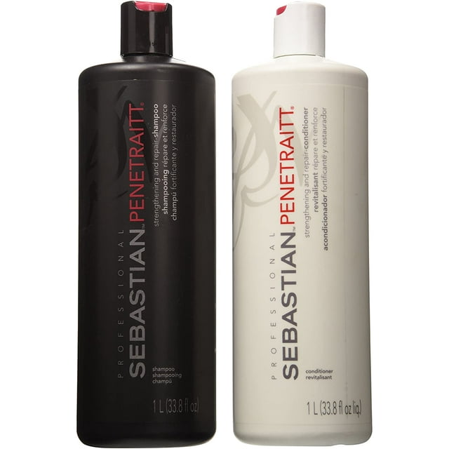 Sebastian Penetraitt Shampooing et Revitalisant Fortifiant et Réparateur Ensemble Litre (33,8 OZ)
