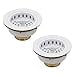 thumbnail image 3 of Westbrass D2135-50 Two Wing Nut Style Large Kitchen Basket Strainer in Powder Coated White, 3 of 4