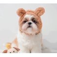 thumbnail image 5 of Paquete de 3 Lindos Gorros para Cachorros de Gato, Gorro de Lana Suave y Cálido con Velcro Ajustable para Disfraz de Perro, Adecuado para Fotos de Halloween o Navidad (30-34 cm), 5 of 5