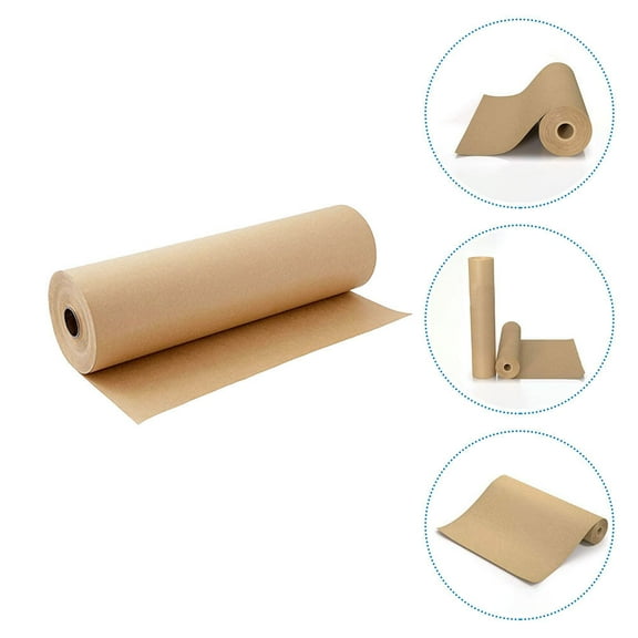 Masteelf Brown Craft Paper Roll for Crafts Made of Durable Kraft Paper Ideal for Gift Wrapping 30 Meters