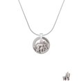 thumbnail image 2 of Delight Jewelry Silvertone Loved Elephant with Baby Hockey Ring Charm Necklace, 18", 2 of 4