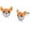 Chihuahua, variant on S925 Sterling Silver Dog Stud for Women Cute Corgi/Husky/Golden Retriever/Dachshund Earring for Her, 24 Breed Choices, Dainty Pet Lover Jewelry