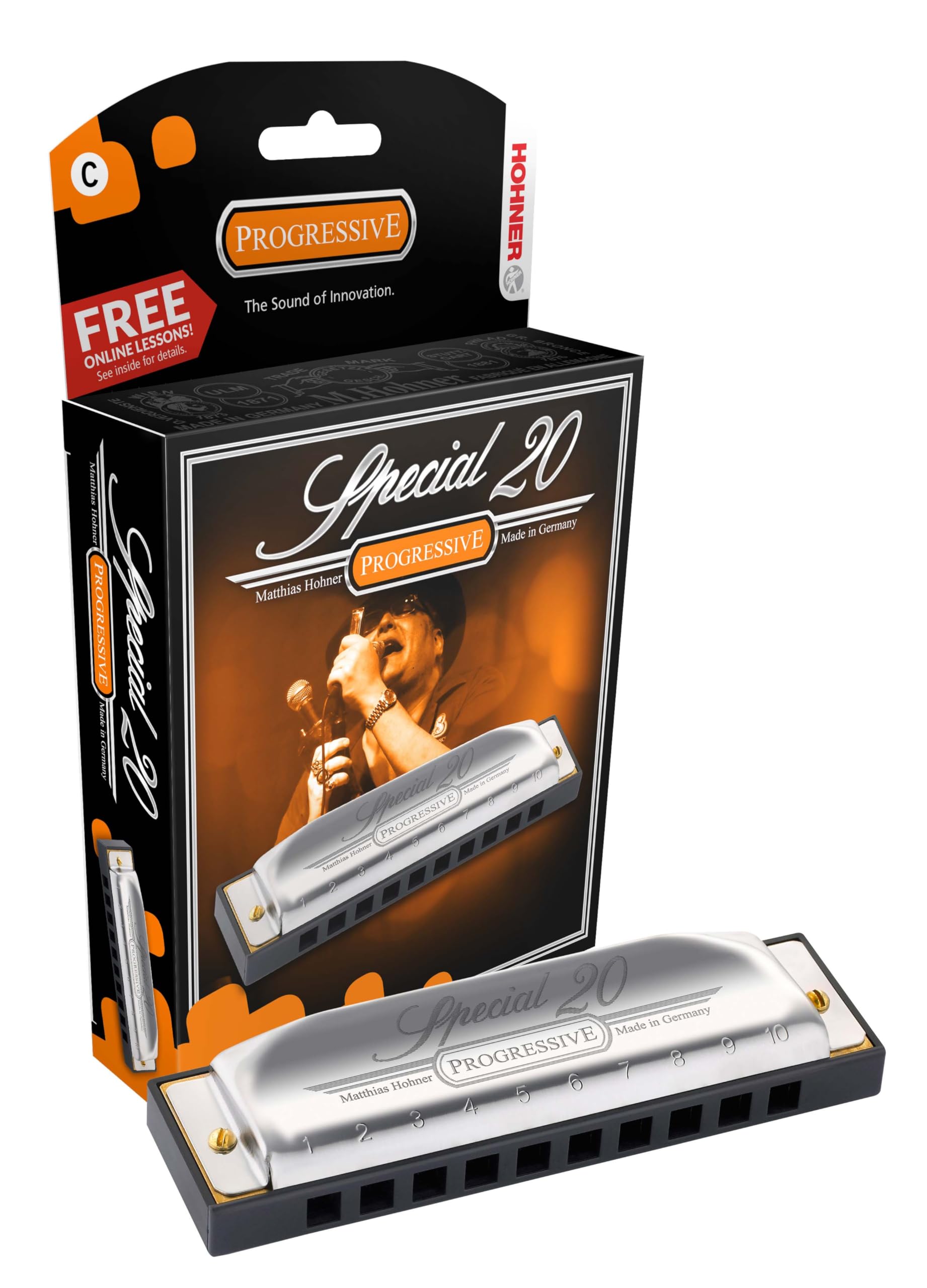 Hohner Special 20 Harmonica - Key of B w/ Instructional Manual