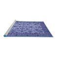 thumbnail image 2 of Ahgly Company Machine Washable Indoor Rectangle Persian Blue Traditional Area Rugs, 3' x 5', 2 of 4