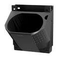 thumbnail image 2 of Wall Mounted Flower Pot Planter Box for Indoor Outdoor Use Balcony Garden Decor Hanging Planter with Drainage Plastic Planting Container for Plants Herbs （Black）, 2 of 6