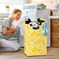 thumbnail image 5 of Yayeee Freestanding Laundry Hamper with Handle Collapsible Large Storage Basket for Clothes, Yellow Lemon Pattern, 5 of 7