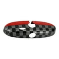 thumbnail image 4 of Couverture de Rétroviseur à Carreaux Noir/gris Rouge pour BMW MINI Cooper R55 R56 R57, 4 of 11