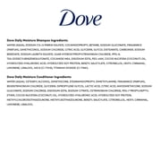 Dove Damage Therapy Shampoo for Dry Hair Daily Moisture with Bio-Protein Care Technology and Hyaluronic Serum, 28 Fl Oz